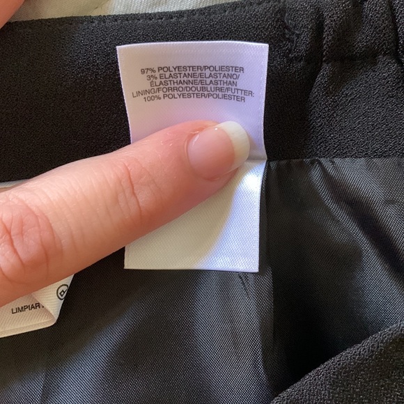 NWT Jones Studio (16W) Black Lined Skirt with elastic - Picture 13 of 13